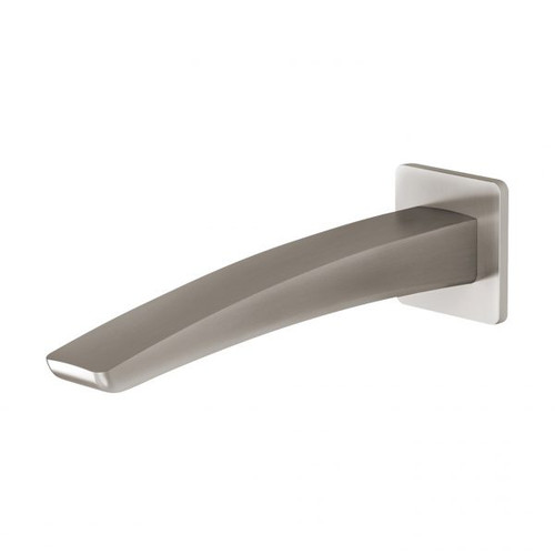 Rush Wall Bath Outlet 180mm Brushed Nickel RU776-40