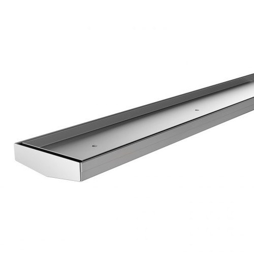 V Channel Drain TI 100 x 750mm Outlet 90mm Stainless Steel 201-1225-51