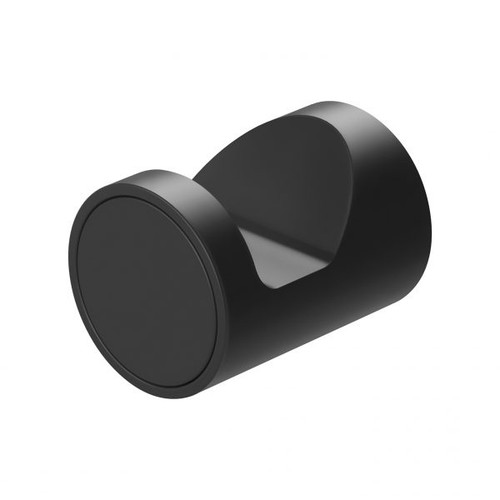 Vivid Slimline Robe Hook Matte Black 111-8400-10