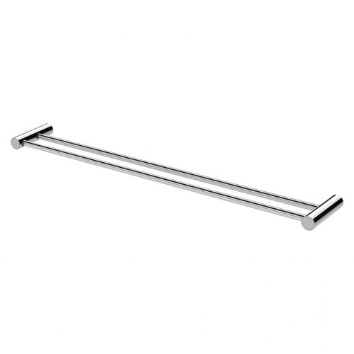 Vivid Slimline Double Towel Rail 800mm Chrome 111-8130-00