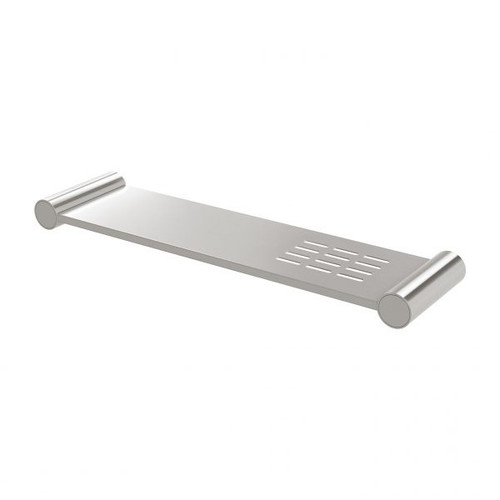 Vivid Slimline Metal Shelf Brushed Nickel 111-8600-40