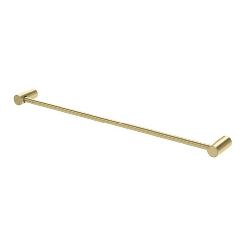 Vivid Slimline Single Towel Holder 600mm Brushed Gold 111-8010-12
