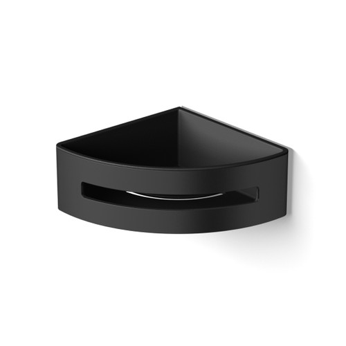 Edge Corner Shower Caddy Single Tier Black