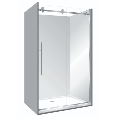 Symphony Premier Alcove Shower Set Right Hand Flat Wall 800 x 1200 x 800mm Silva SP8X12X8SIFWRH