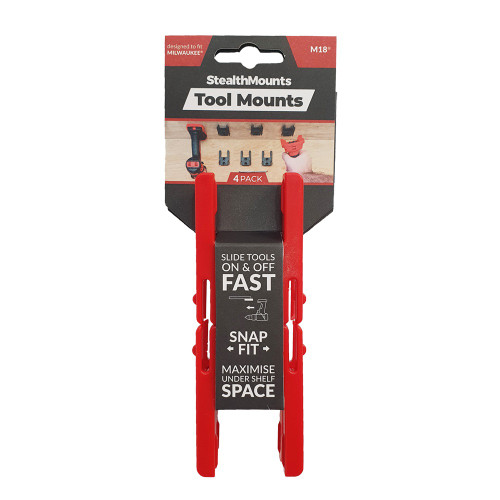 Tool Mount For Milwaukee 4 Pack
