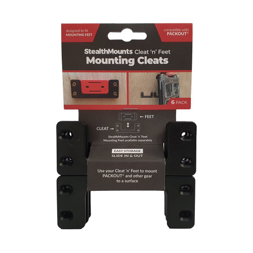 Mounting Cleats 6 Pack BM-OMCLBLK6
