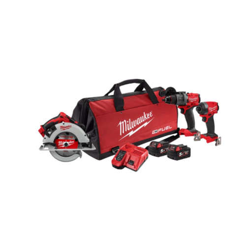 M18 Fuel 3 Piece Power Pack 3D3