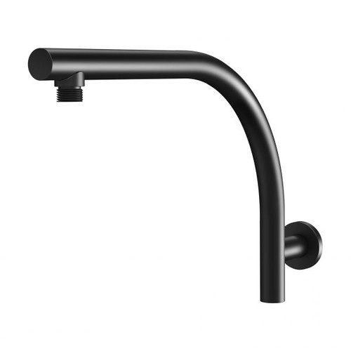 Rush High-Rise Shower Arm Matte Black RU522 MB