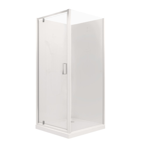 Valencia Elite Shower Square Corner 1 x 1 Sat C+ Rear Waste 706740A-SS