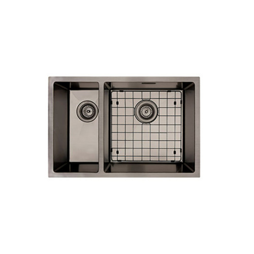 Aurora Kitchen Sink AA602L Bowl and 1/4 Gunmetal WBP515117