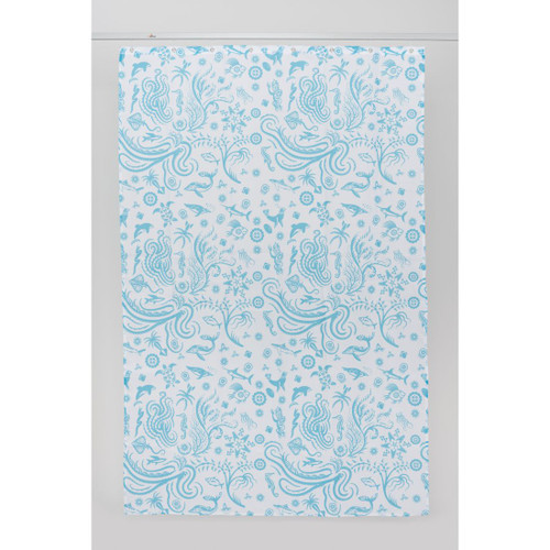 Shower curtain 1800mm X 1200mm Sea Blue