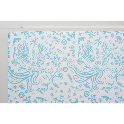 Shower curtain 2000mm X 2700mm Sea Blue