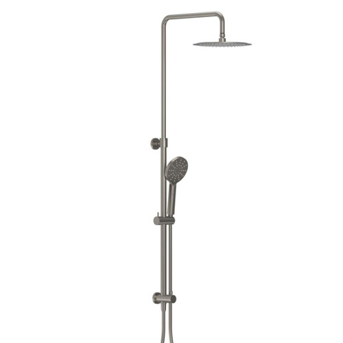 Tube Shower Column Brushed Nickel