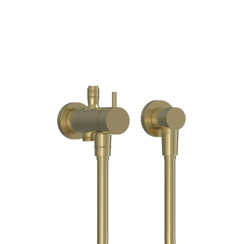 Tube Shower Column Renovation Kit Brushed Brass