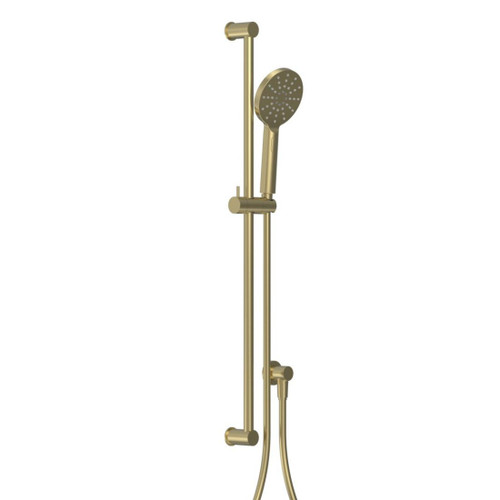 Tube Slide Shower Brushed Brass