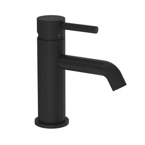 Tube Basin Mixer Matt Black