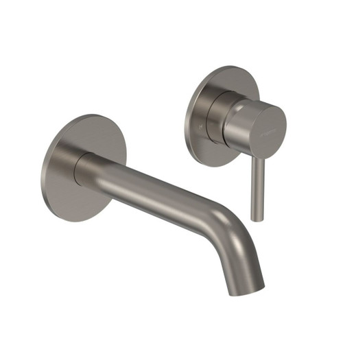Tube Wall Mount Mixer Brushed Nickel