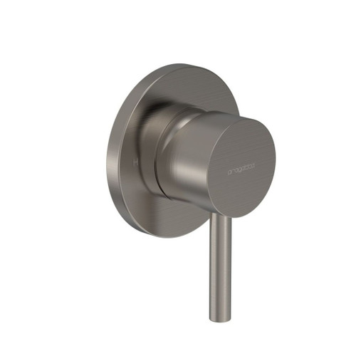 Tube Shower Mixer Brushed Nickel