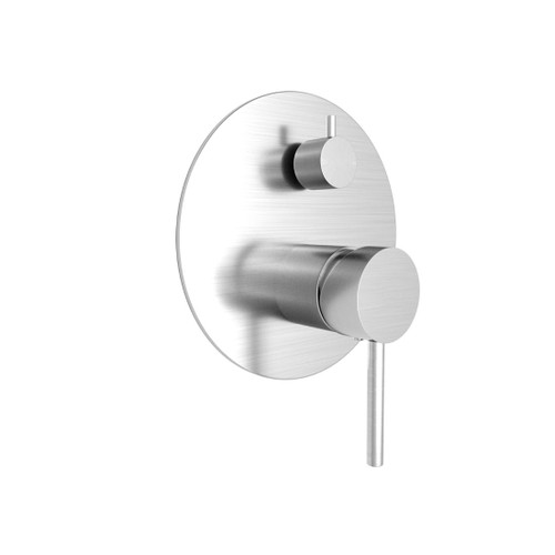 Shower Divert Mixer Brushed Stainless