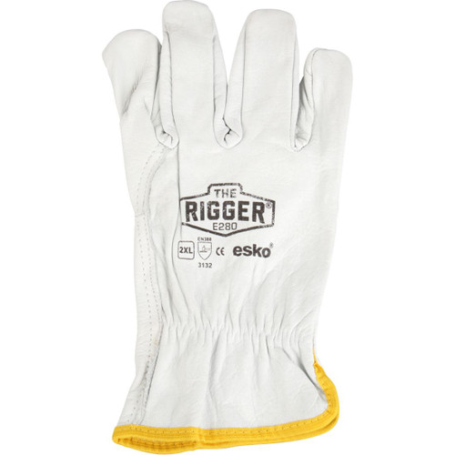 The Rigger Natural Cowgrain glove A-grade leather Size 9 (L)