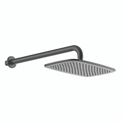 Axiss Rain Head Wall Mounted (450mm) Black