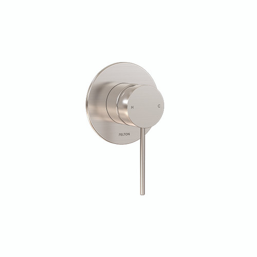 Linea Fusion Plus Shower Mixer 110mm Brushed Stainless