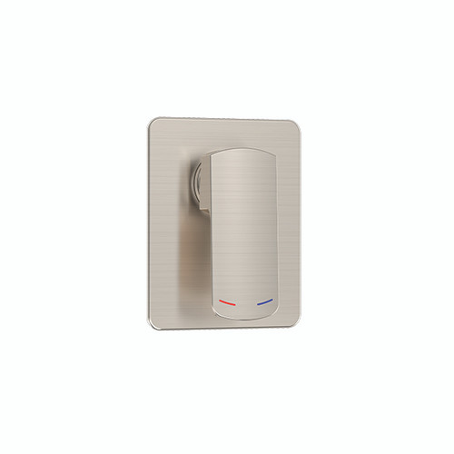 Que Shower Mixer Brushed Stainless