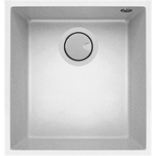 Duro Granite Cagliari Single Bowl Sink White WBP761120