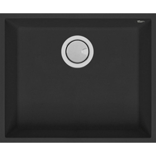Duro Granite Rome Single Bowl Sink Black WBP761104