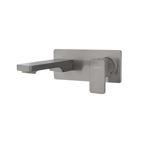 Mia2 Wall Mounted Basin Mixer Brushed Nickel