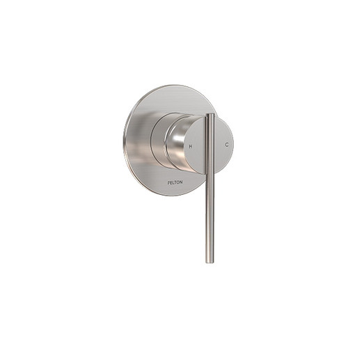 Mor Fusion Plus Shower Mixer 110mm Brushed Stainless Finish