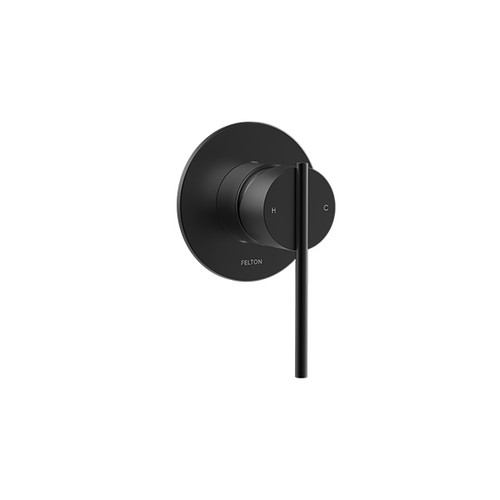 Mor Fusion Plus Shower Mixer 110mm Black