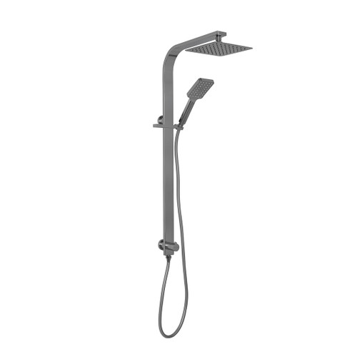Prestigio Shower Centre Square Brushed Nickel