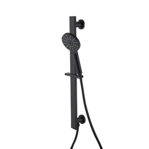 Main Image Prestigio Multi Spray Handshower Set Built-In Elbow Round Head Black