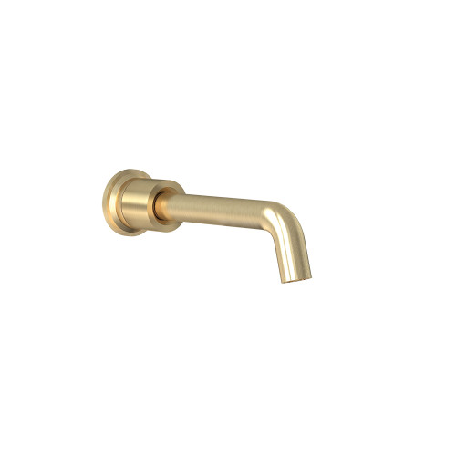 Tate Wall Mounted Spout 180mm Brushed Gold