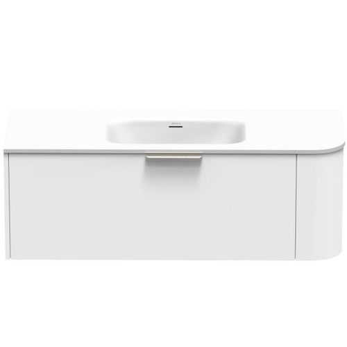 Serifos Swift Wall Hung Vanity 1200mm 1 Drawer Surrender Left