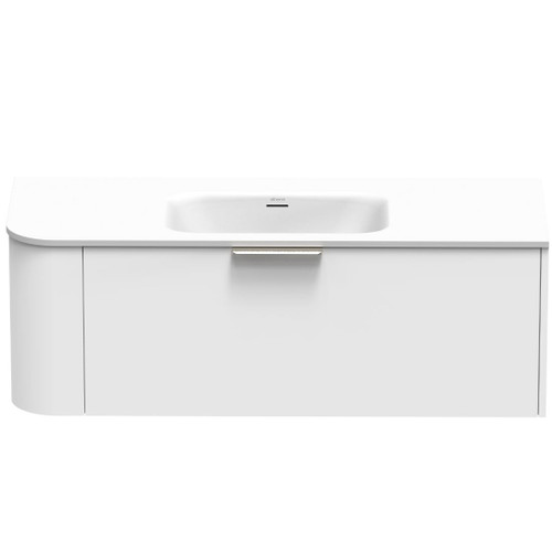 Serifos Swift Wall Hung Vanity 1200mm 1 Drawer Surrender Right