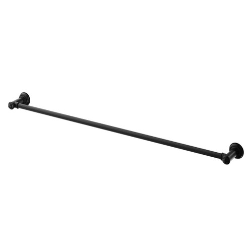 Cromford Single Towel Rail 800mm Matte Black