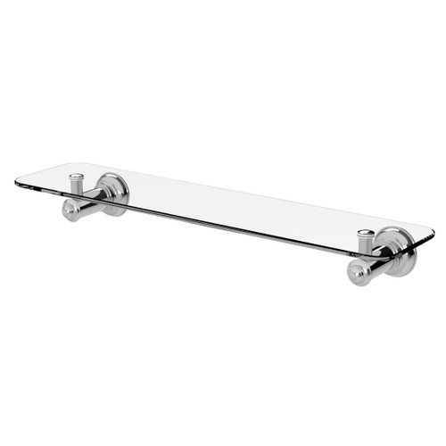 Cromford Glass Shelf 450mm Chrome