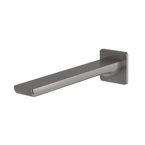 Gloss MKII Wall Basin / Bath Outlet 200mm Brushed Carbon