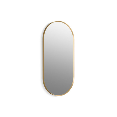 Essential Capsule Decorative Mirror Moderne Brushed Gold