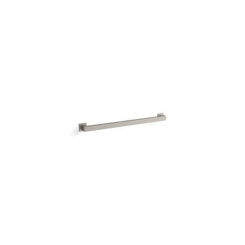 Square Grab Bar 610mm Brushed Nickel