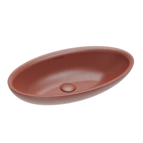 Ovo Vessel Basin 580mm Brick