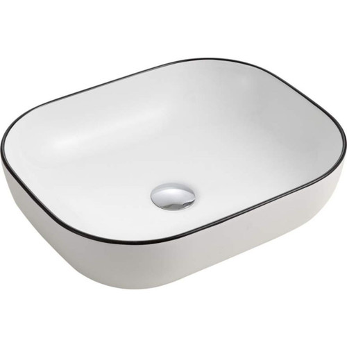 Naples Counter Top Basin Black Line
