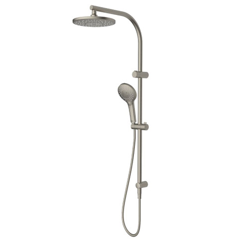 Rome Dual Shower Set Brushed Nickel