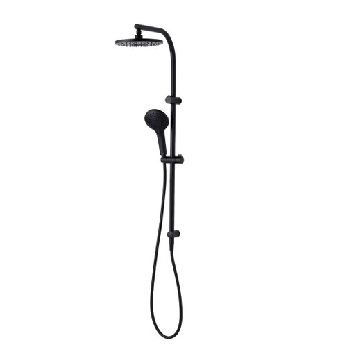Rome Dual Shower Set Matte Black
