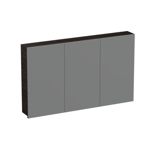 Urban 2.0 Mirror Cabinet 3 Door 1200mm Burnished Wood URN120MC.BW