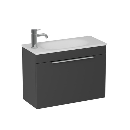 Urban 2.0 Wall Hung Vanity Slim 1 Door 600mm Bullet