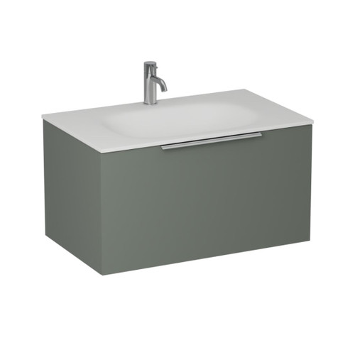 Urban 2.0 Wall Hung Vanity 1-drawer 750mm Green Slate