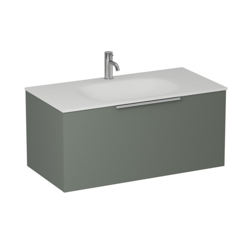 Urban 2.0 Wall Hung Vanity 1-drawer 1200mm Green Slate